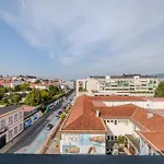 Terrace Flat By House And People Apartment