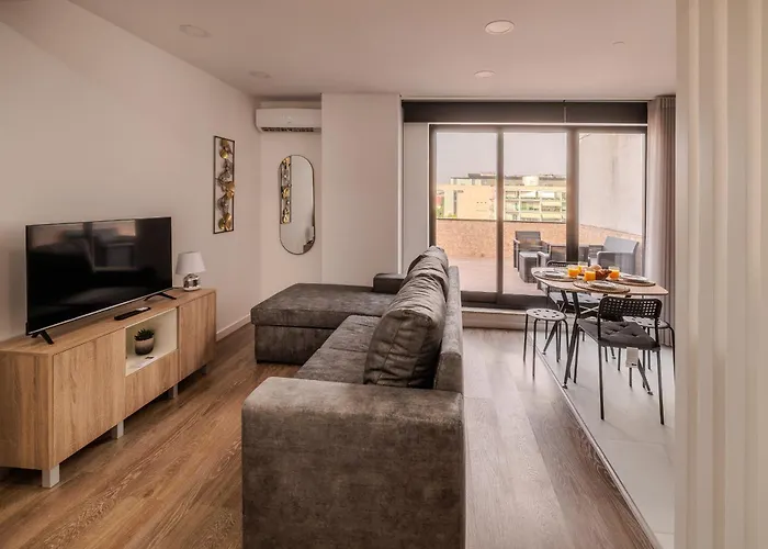 Terrace Flat By House And People Apartament